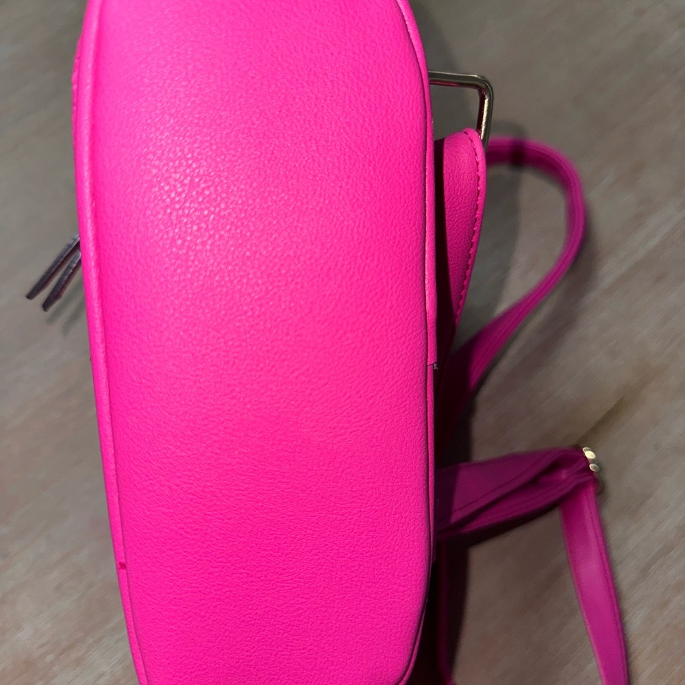 Juicy Couture Neon Pink Mini Backpack with Logo Charm - Picture 5 of 6